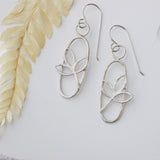 Silver Branch Earrings