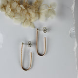 Gold Filled J-Shaped Studs