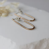 Gold Filled J-Shaped Studs