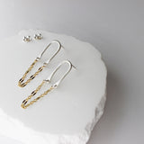 Mixed Metal Earrings