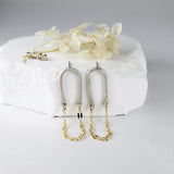 Mixed Metal Earrings