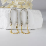 Mixed Metal Earrings
