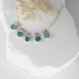 Aqua Chalcedony Necklace