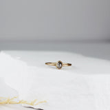 Grey Diamond Ring in 14k Gold