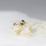 Grey Diamond Ring in 14k Gold