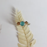 Chalcedony Floral Ring