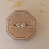 Silver Flower Studs