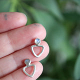 Labradorite Studs