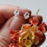 White Sapphire Studs