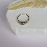 Chalcedony Floral Ring