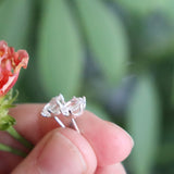 White Sapphire Studs