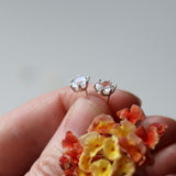 White Sapphire Studs